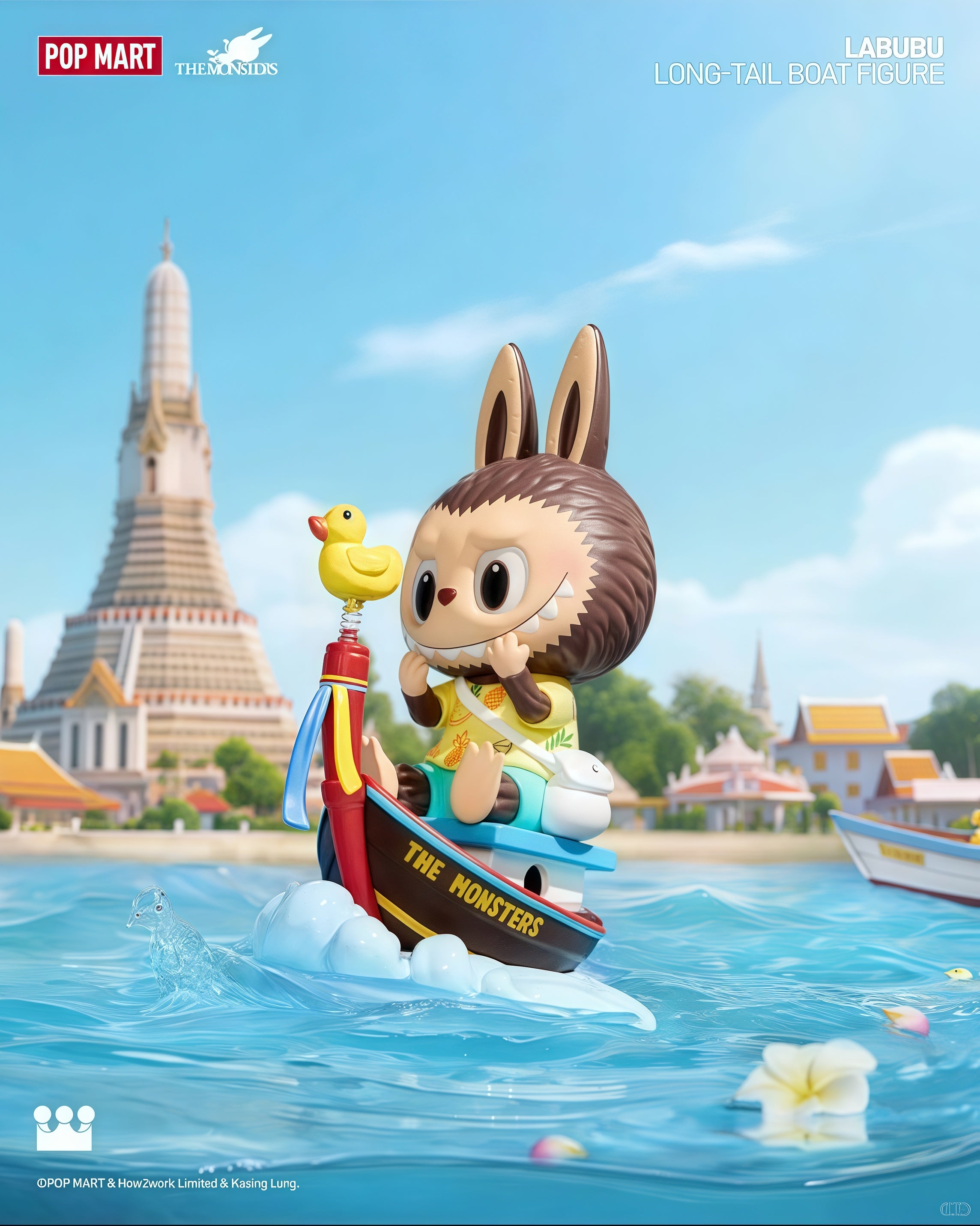 LABUBU-LONG TAIL BOAT THAILAND LIMITED HANG CARD