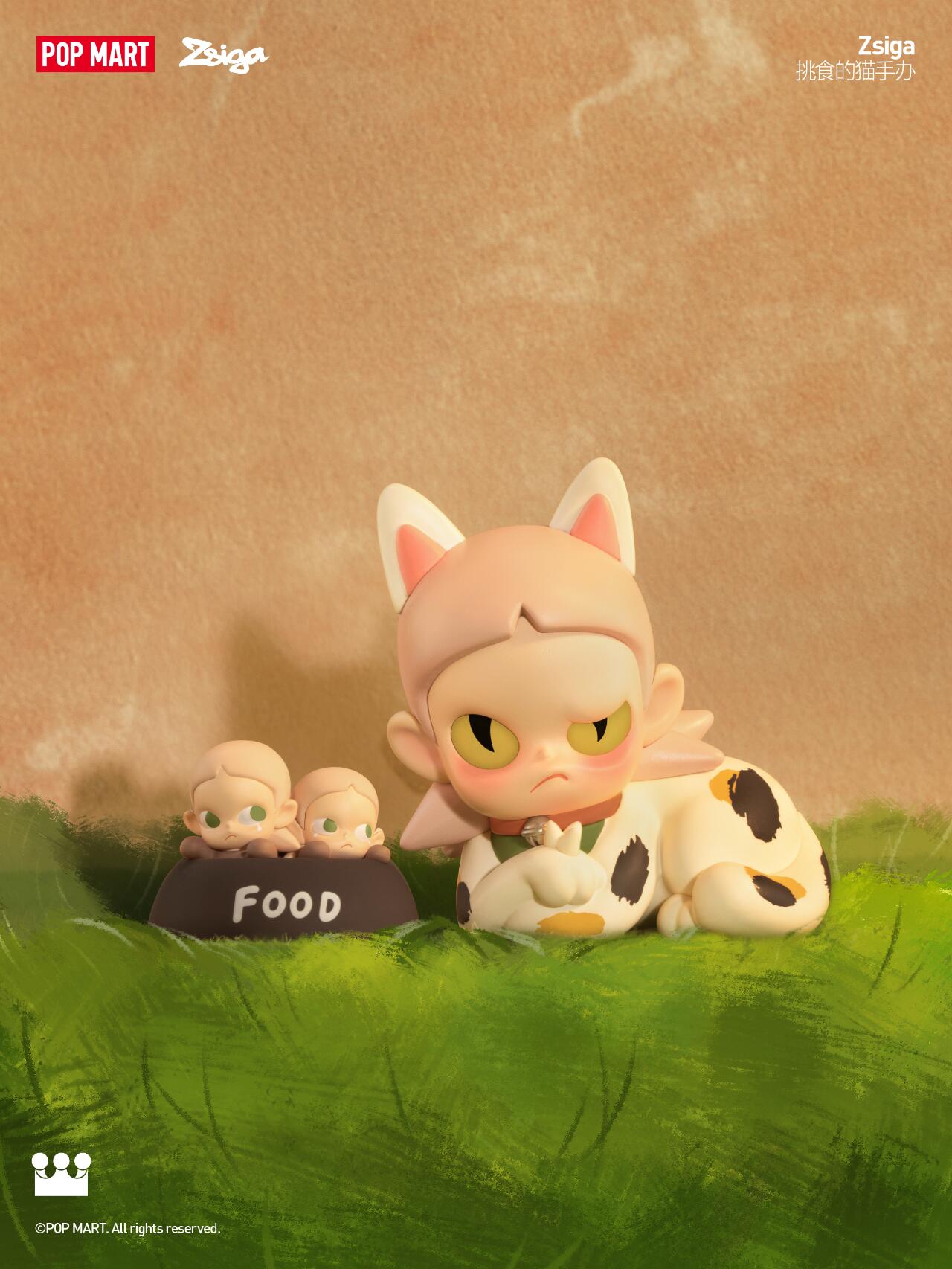 ZSIGA-FUSSY CAT HANG CARD
