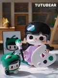 TUTUBEAR-LITTLE ARTIST-GREEN APLLE FIGURE