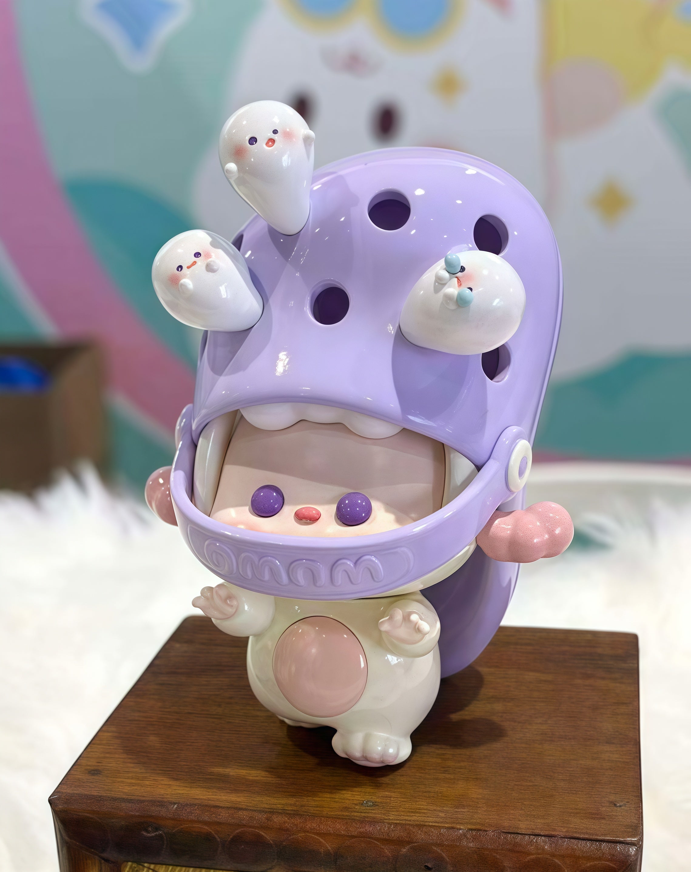 WUWU-PURPLE HALLOWEEN CROSS WUWU  LIMITED FIGURE