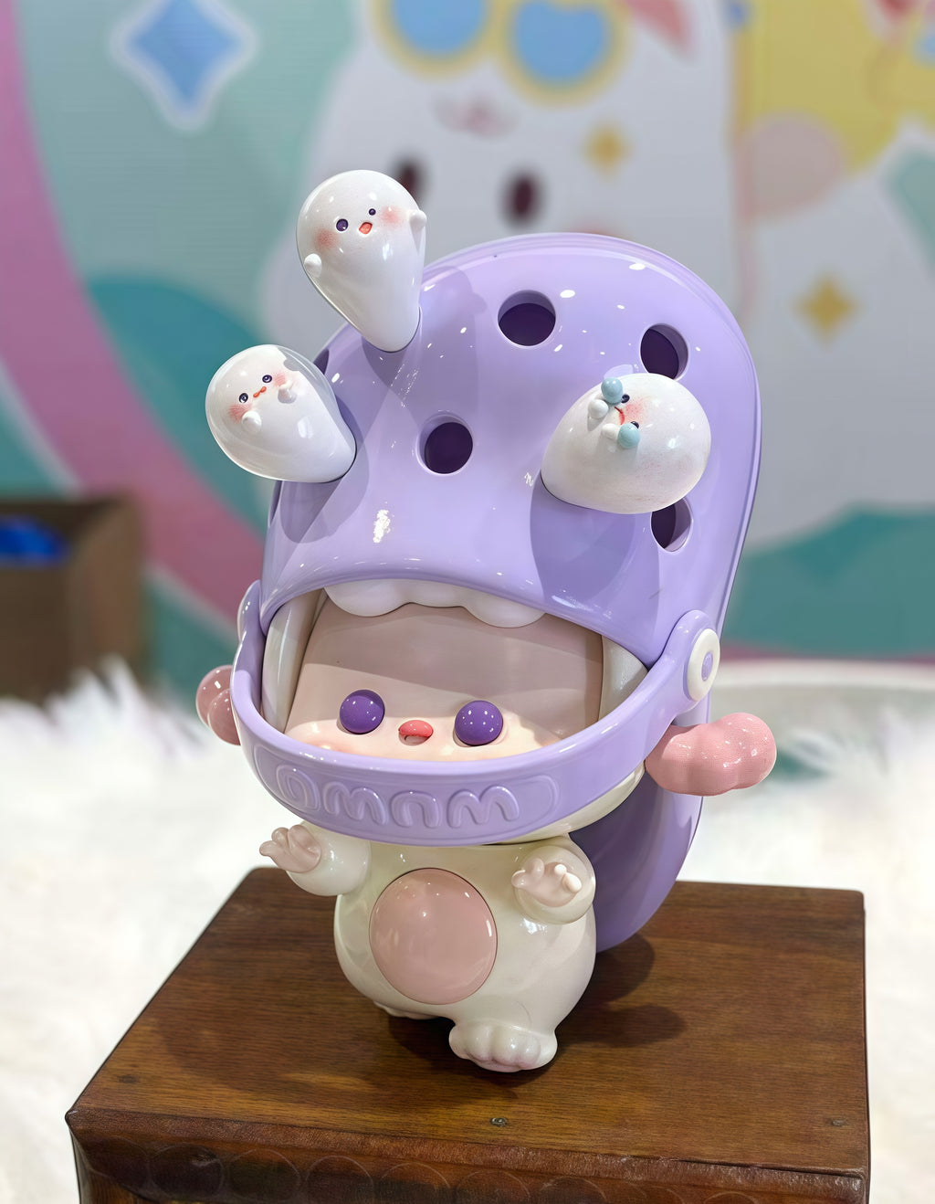 WUWU-PURPLE HALLOWEEN CROSS WUWU  LIMITED FIGURE