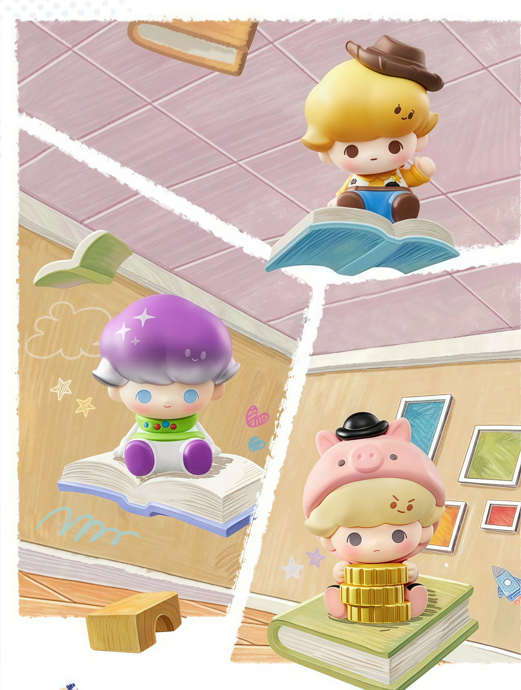 POP MART DIMOO X PIXAR BEANS SERIES