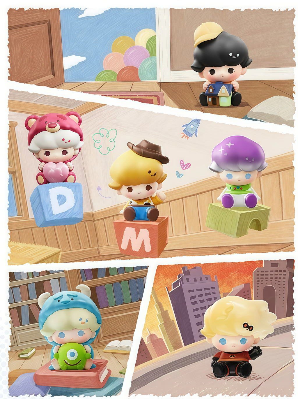 POP MART DIMOO X PIXAR BEANS SERIES