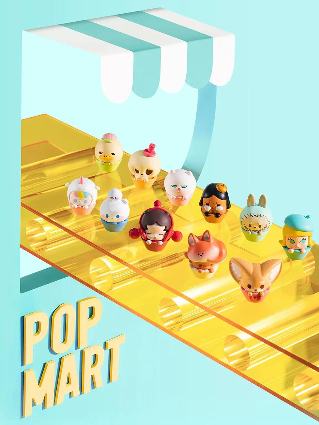 POP MART -CUP CAKE BEANS SERIES