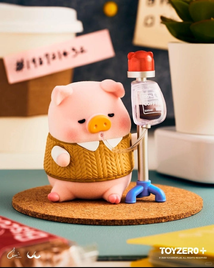 LULU THE PIG -LULU AT WORK SERIES FIGURE