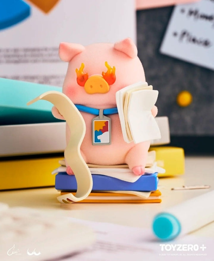 LULU THE PIG -LULU AT WORK SERIES FIGURE