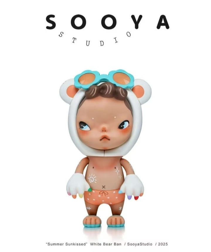 SOOYA-SUMMER SUNKISSED WHITE BEAR BAN