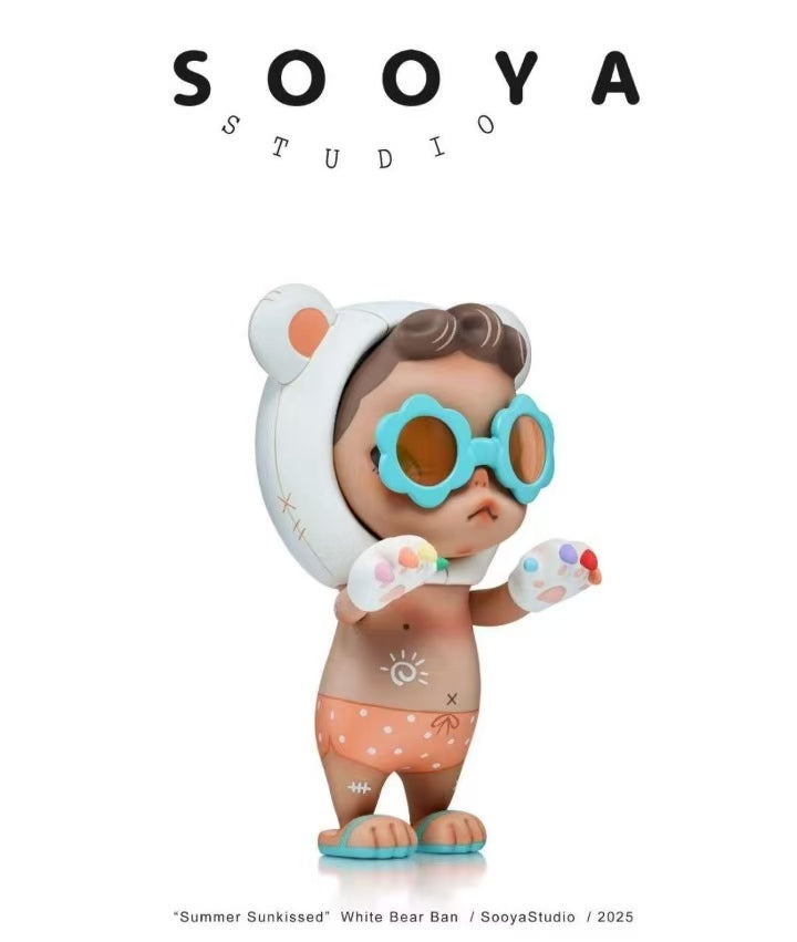 SOOYA-SUMMER SUNKISSED WHITE BEAR BAN