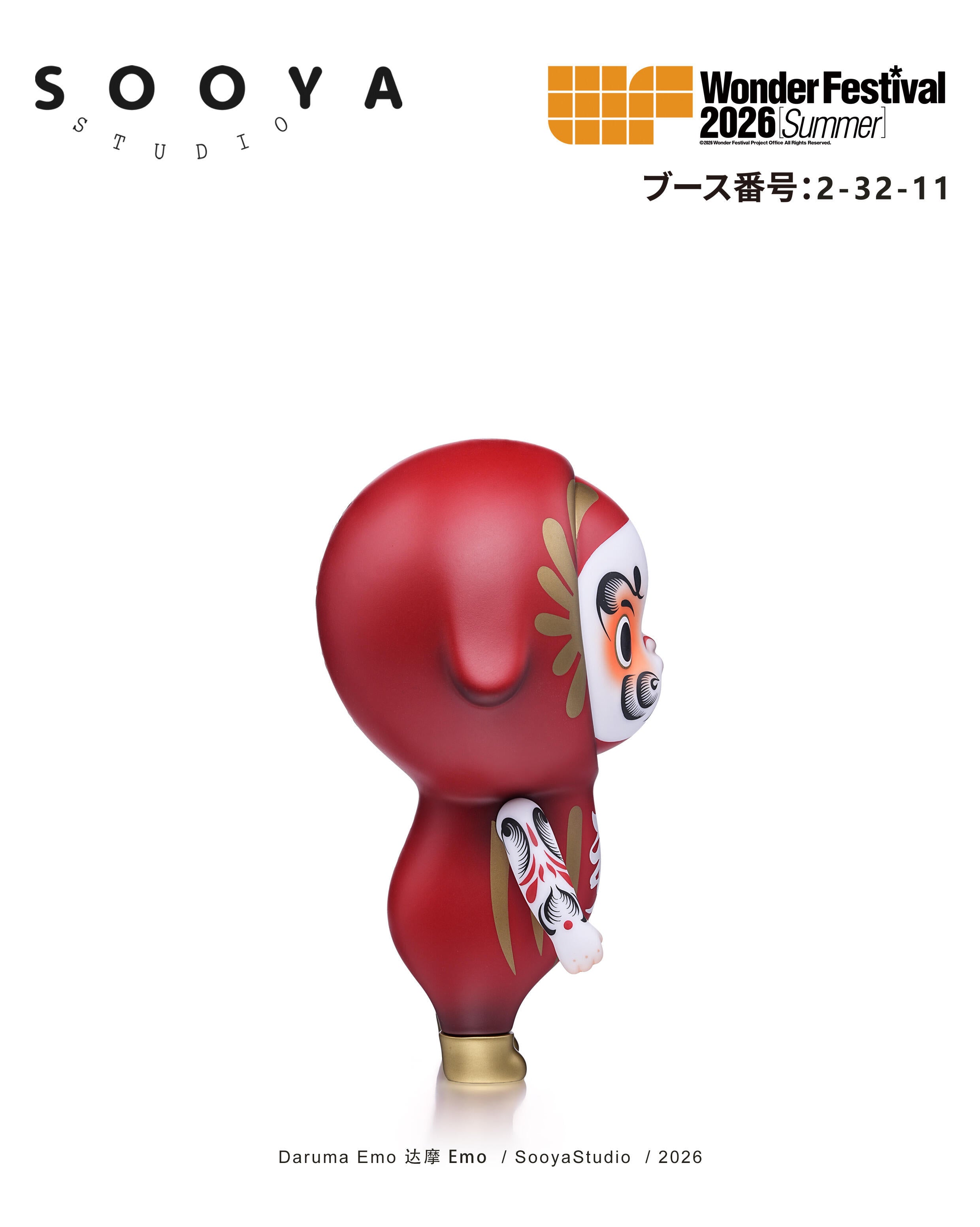 SPECIAL OEDER FOR  KALI -SOOYA-Daruma Emo-FROM 2026 JAPAN EXHIBITION