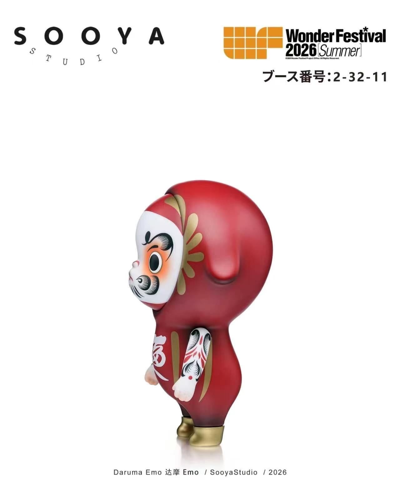 SPECIAL OEDER FOR  KALI -SOOYA-Daruma Emo-FROM 2026 JAPAN EXHIBITION