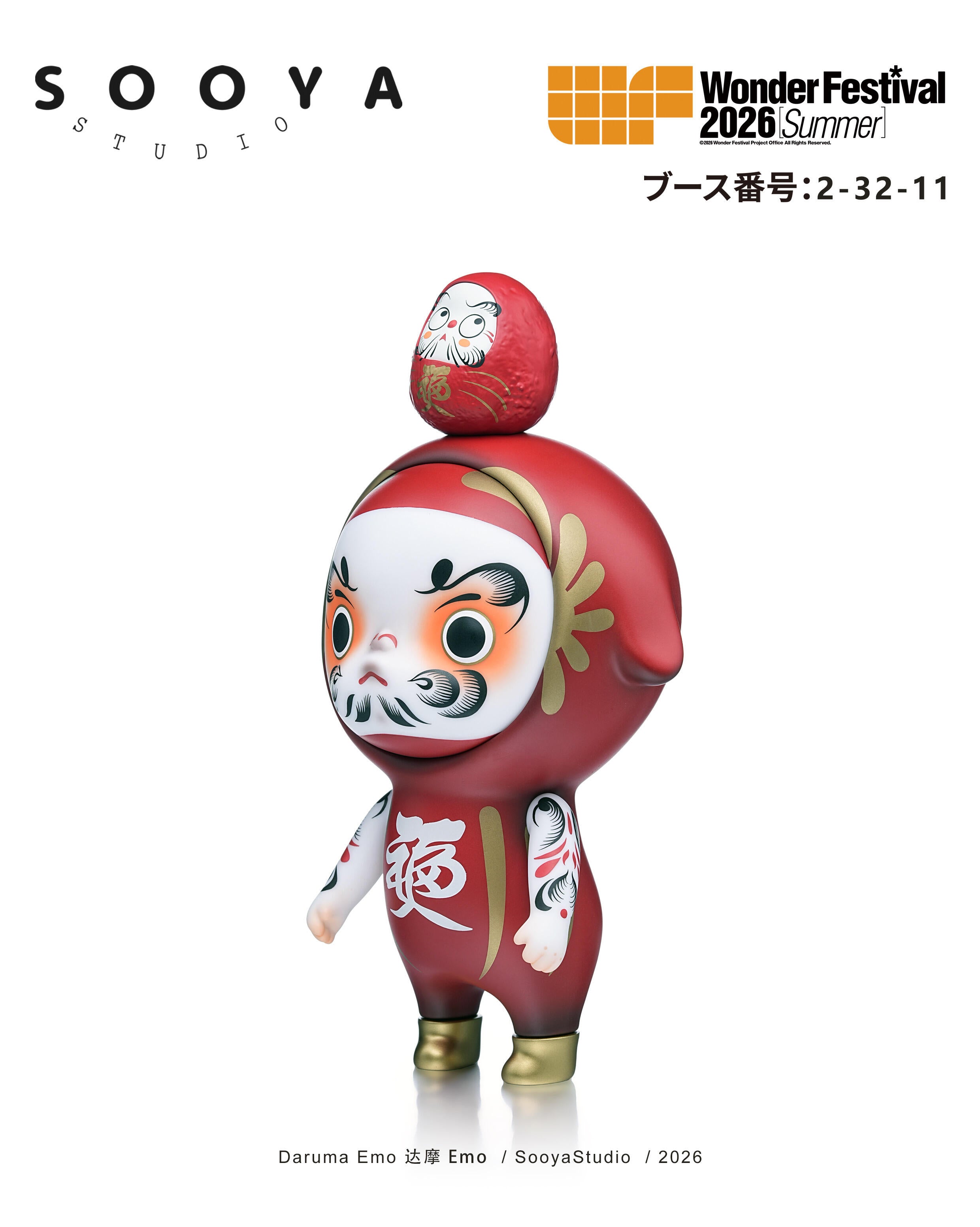SPECIAL OEDER FOR  KALI -SOOYA-Daruma Emo-FROM 2026 JAPAN EXHIBITION