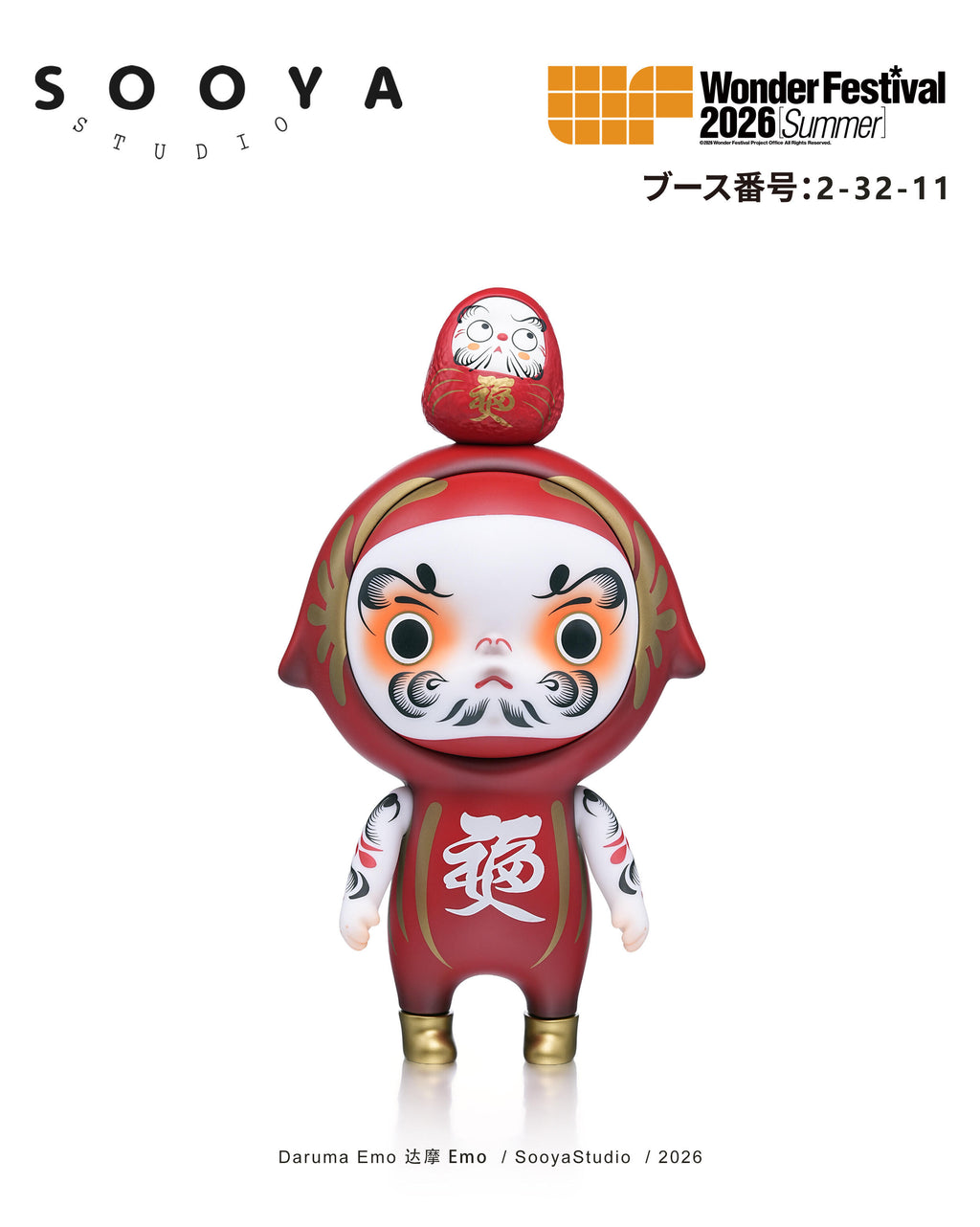 SPECIAL OEDER FOR  KALI -SOOYA-Daruma Emo-FROM 2026 JAPAN EXHIBITION