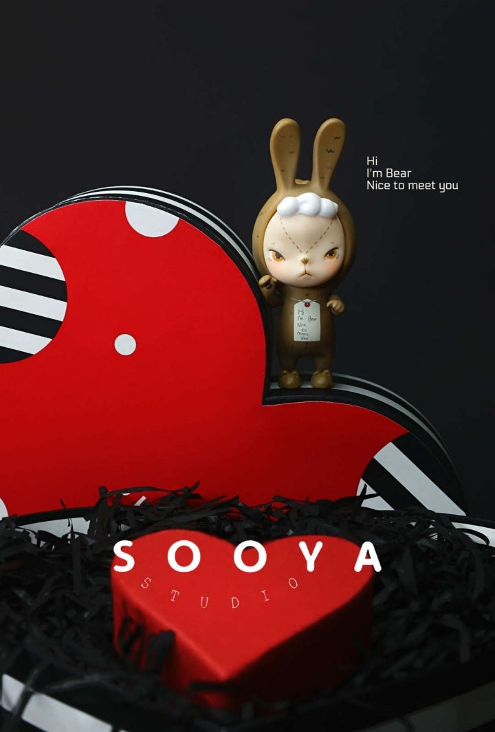 SOOYA X Ran Ran -Toy Bear Ban -2022 Valentine Limited 125 Pieces