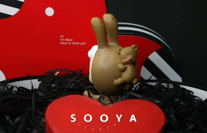 SOOYA X Ran Ran -Toy Bear Ban -2022 Valentine Limited 125 Pieces