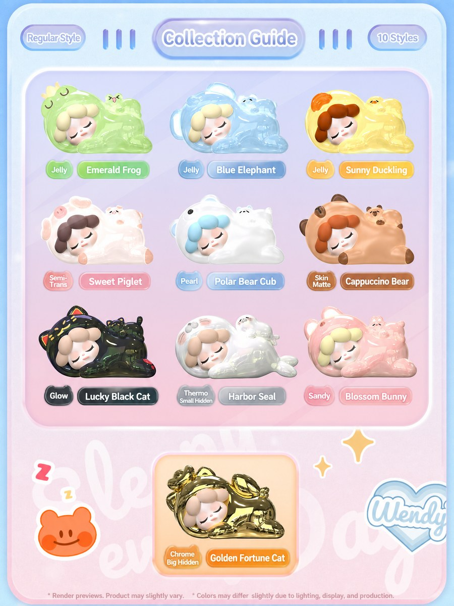 WENDY - EVERY DAY IS SLEEPY SERIES MINI BEANS