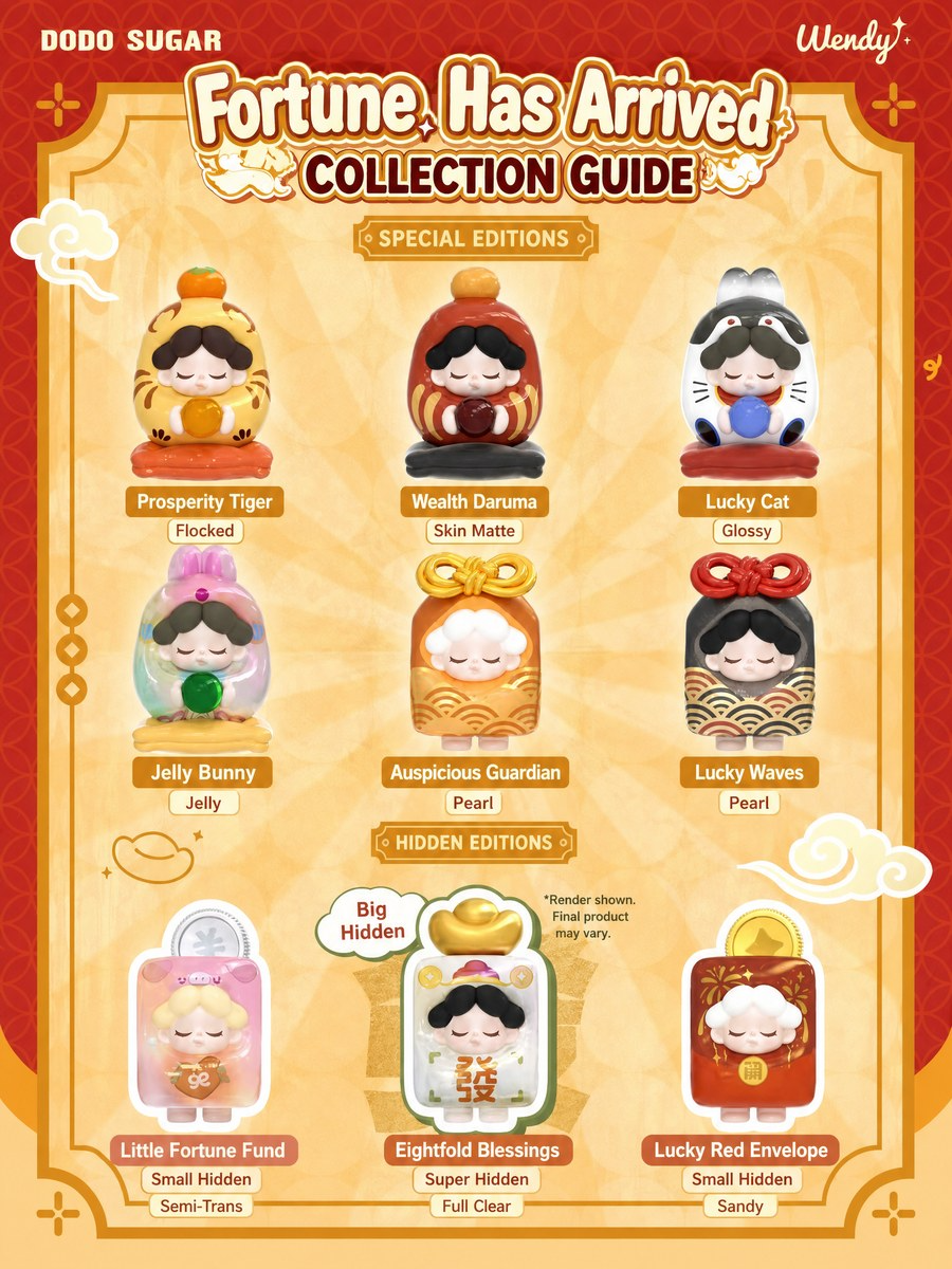 WENDY - GOOD LUCK DARUMA SERIES MINI BEANS