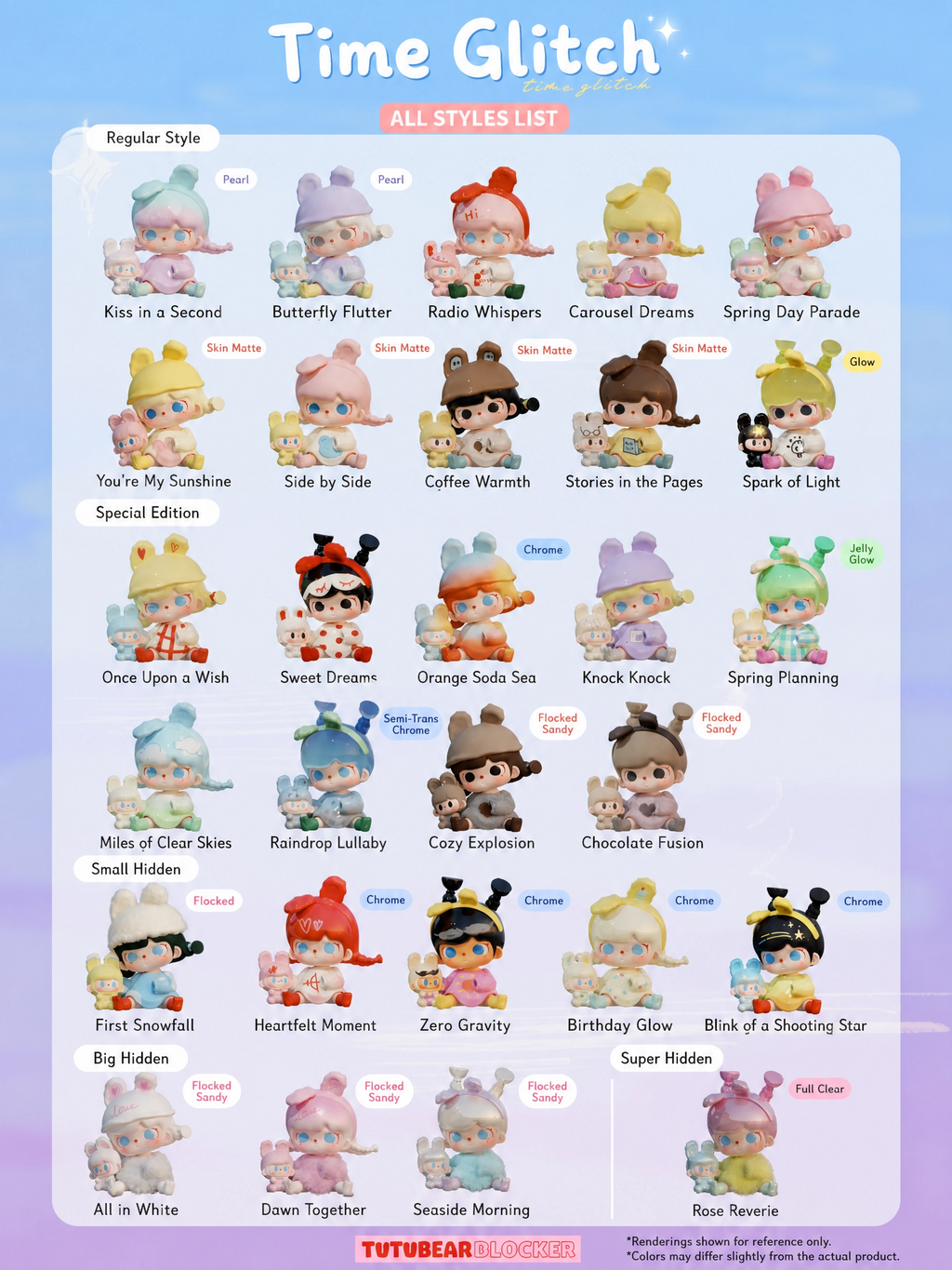 TUTUBEAR - TIME GLITCH SERIES MINI FIGURES