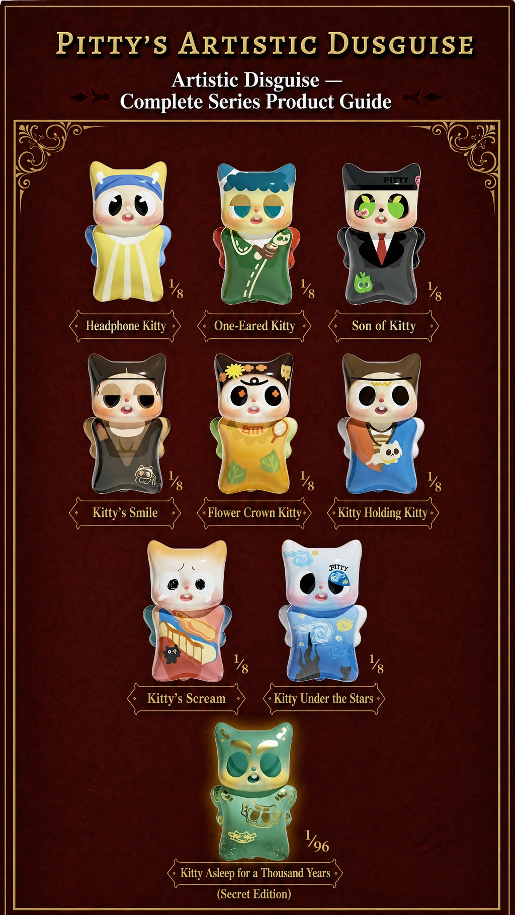 PITTY - ARTISTIC DISGUISE SERIES MINI FIGURES