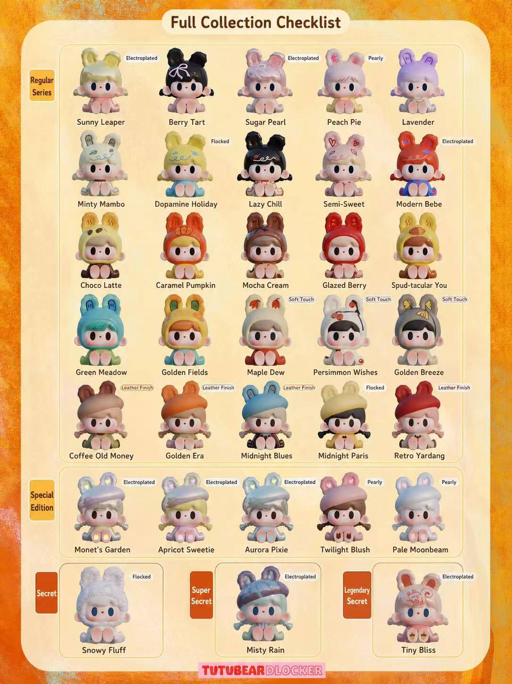 TUTUBEAR - GENTLE BREEZE SERIES MINI BEANS