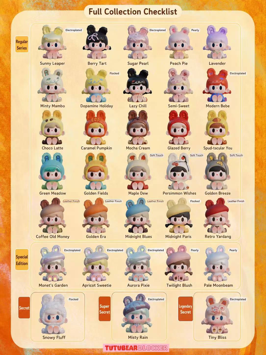 TUTUBEAR - GENTLE BREEZE SERIES MINI BEANS