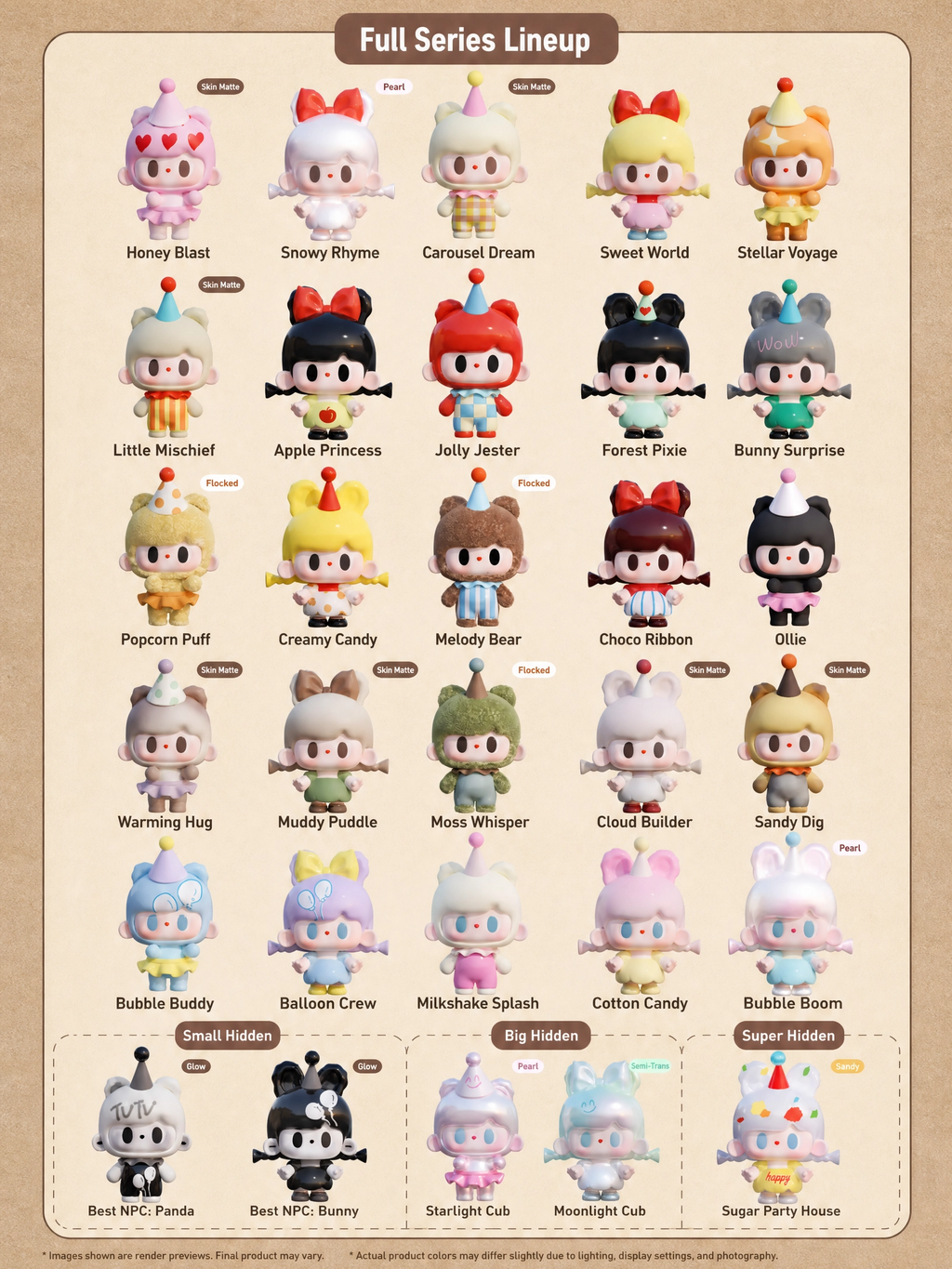 TUTUBEAR - WONDER LAND SERIES MINI BEANS