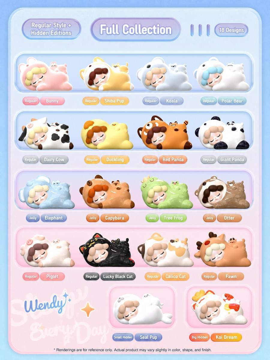 WENDY - EVERY DAY IS SLEEPY SERIES MINI BEANS