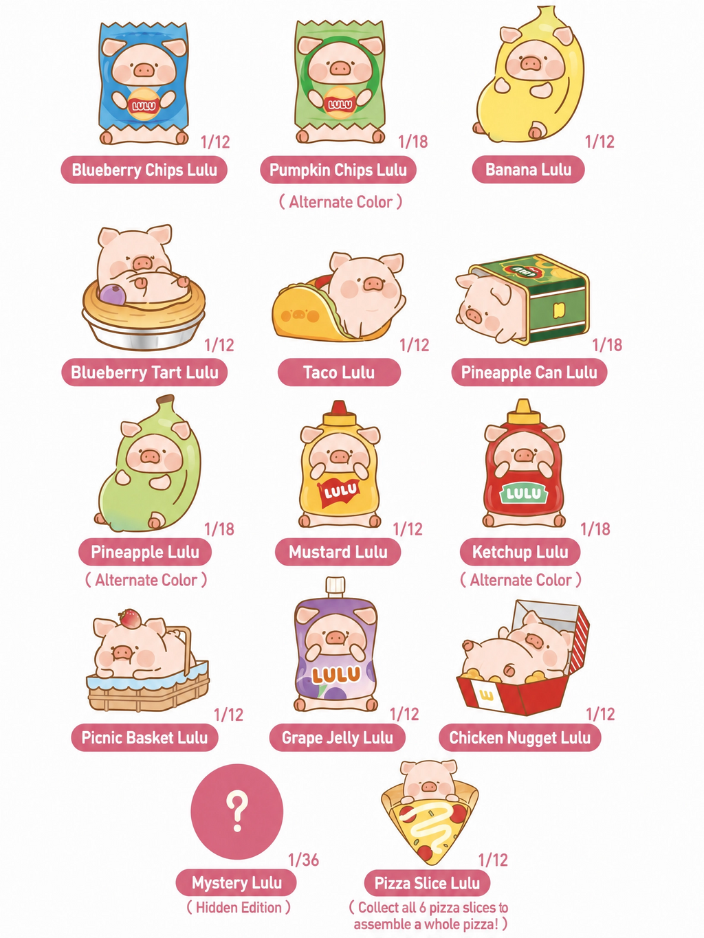 LULU THE PIGGY - PICNIC PARTY MINI BEANS