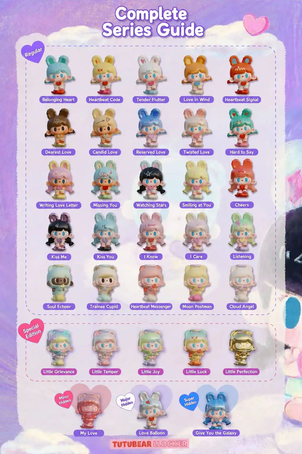 TUTUBEAR - ABOUT LOVE SERIES MINI BEANS