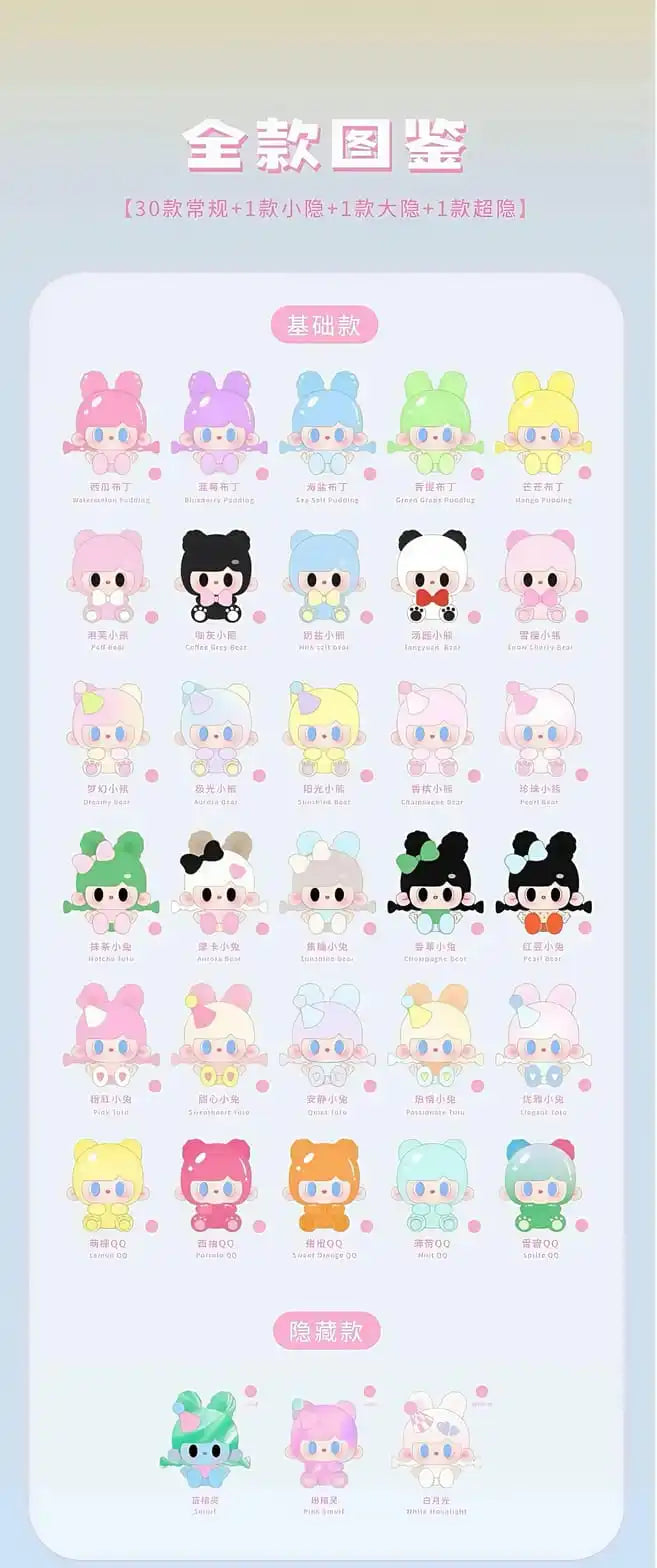 TUTUBEAR - HAPPY PARTY SERIES MINI BEANS