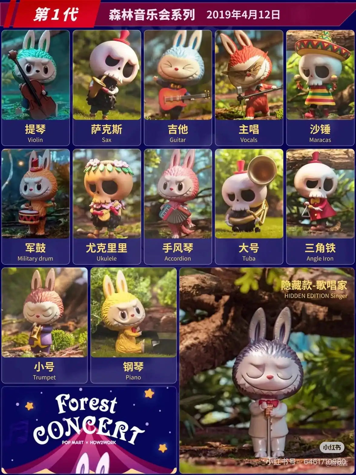 LABUBU - FOREST CONCERT SERIES FIGURE