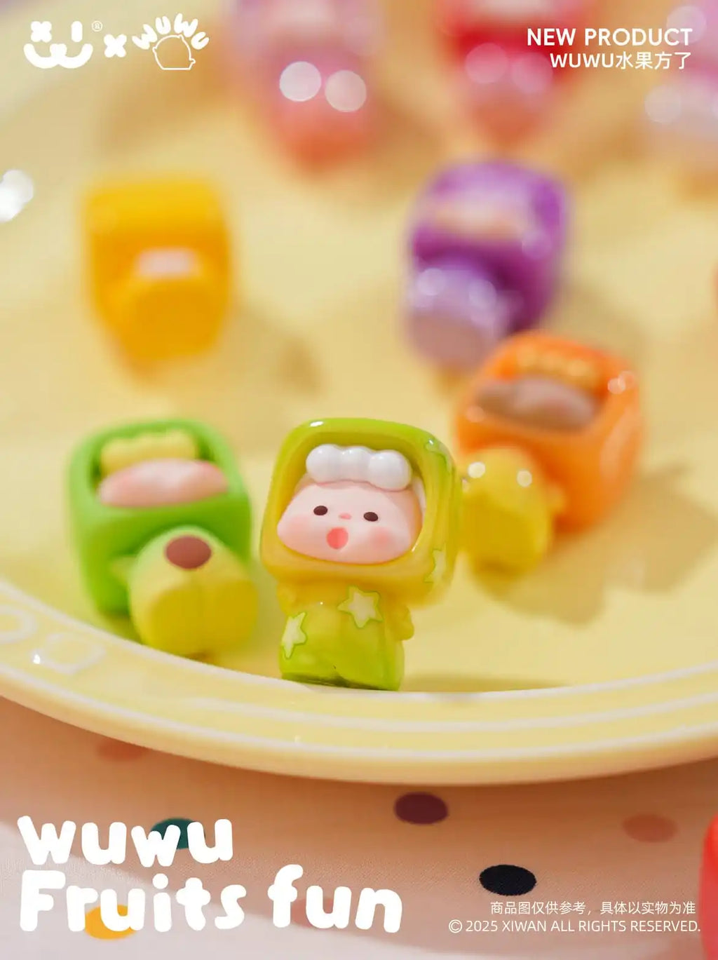 WUWU - FRUITS FUN SERIES  MAGNETIC BEANS