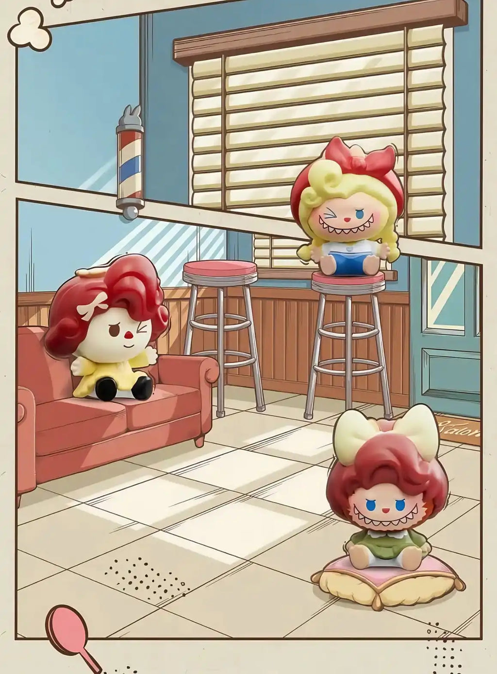 LABUBU - THE MONSTERS RETRO HAIR SALON BEANS