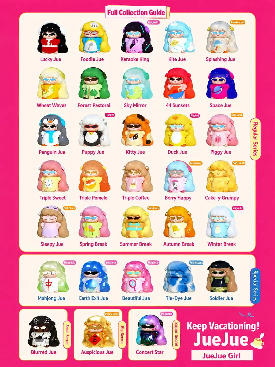JUEJUE ON VACATION 2.0 SERIES MINI BEANS