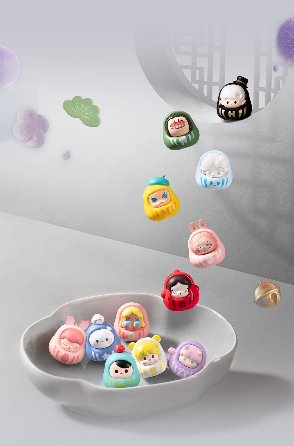 Pop Mart Daruma Series Cute Mini Figures