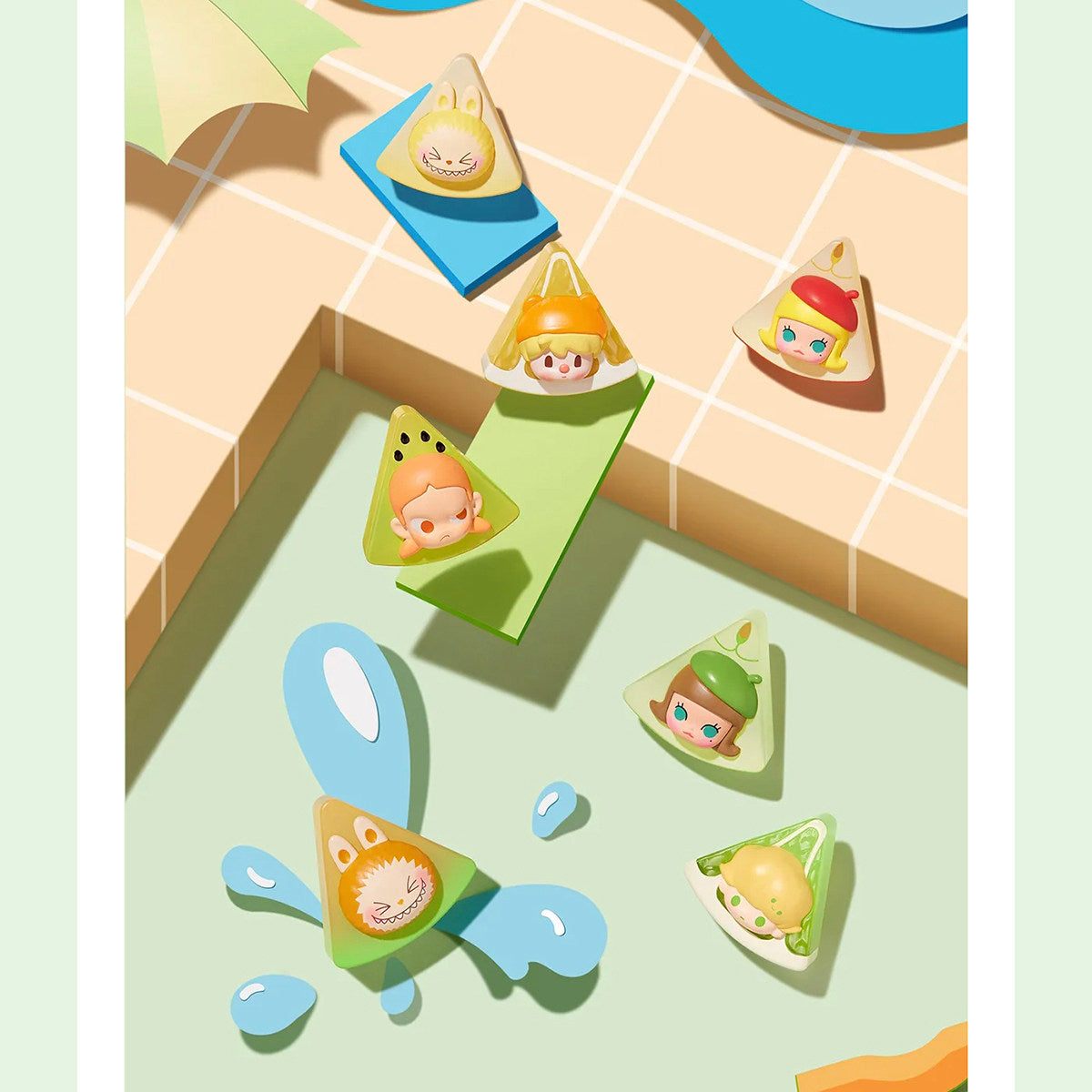 Pop Mart Pop Bean Fruit Slice Series Figurines