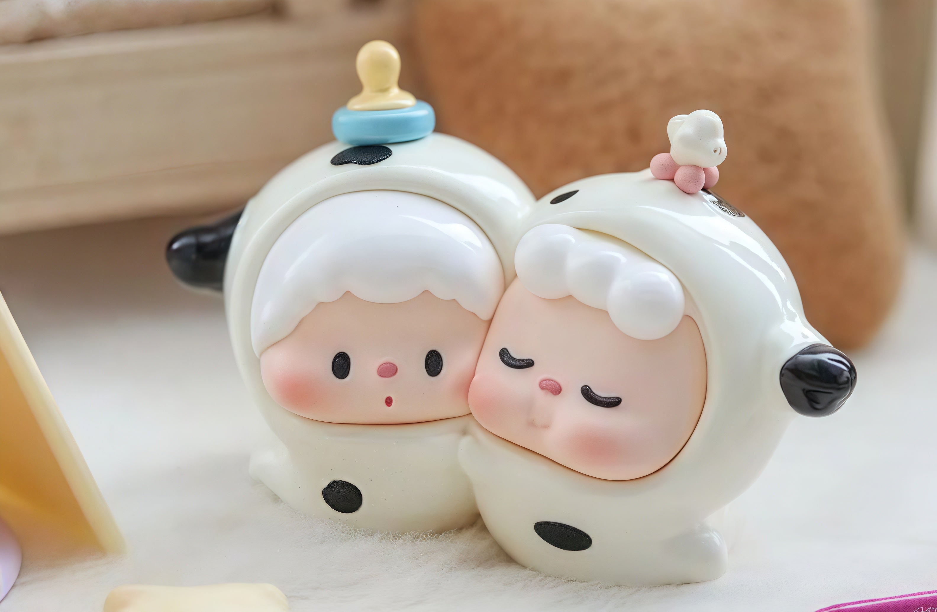 LULUDOG X WUWU CUTE BABIES STICK TOGETHER LIMITEDFIGURE