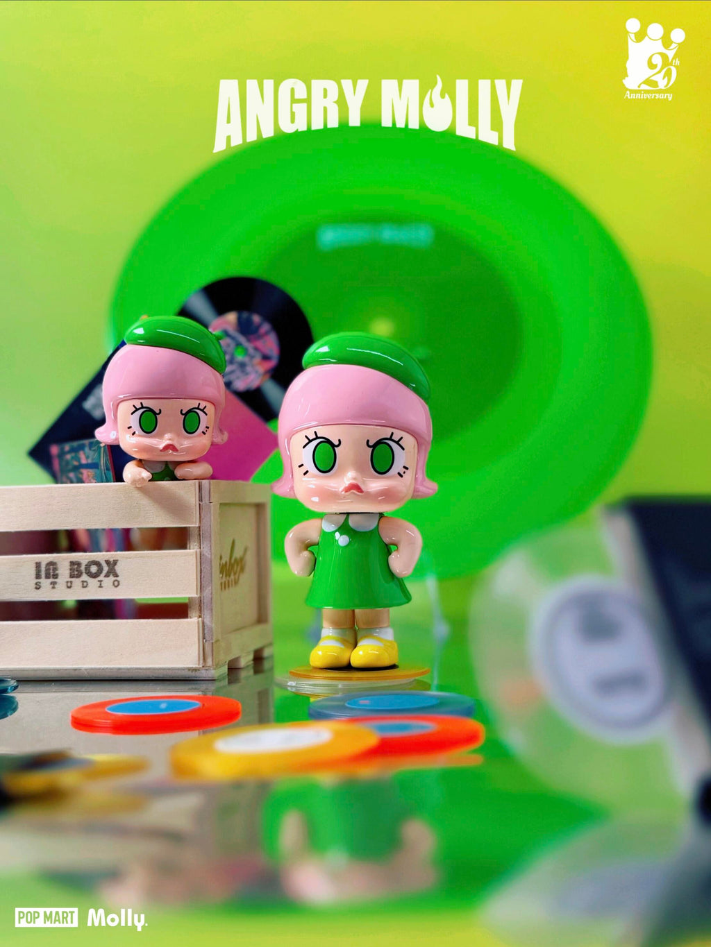 MOLLY 20 YEAR ANNIVERSARY HONGKONG EXHIBITION -ANGERY MOLLY SINGLE RECORD SET-DO