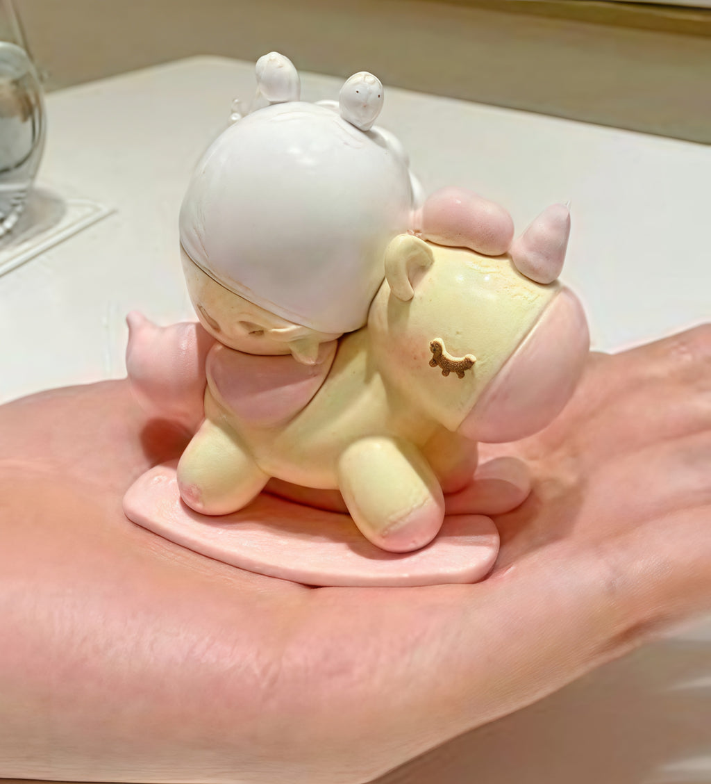 WUWU- UNICORN ROCKING HORES FIGURE