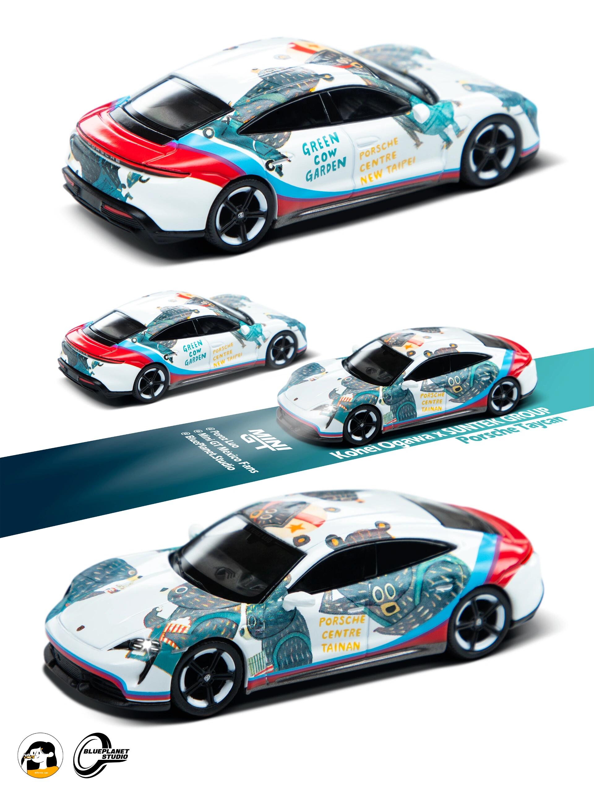 BGBEAR-BG BEAR X PORCHE  COLLABORATION CAR
