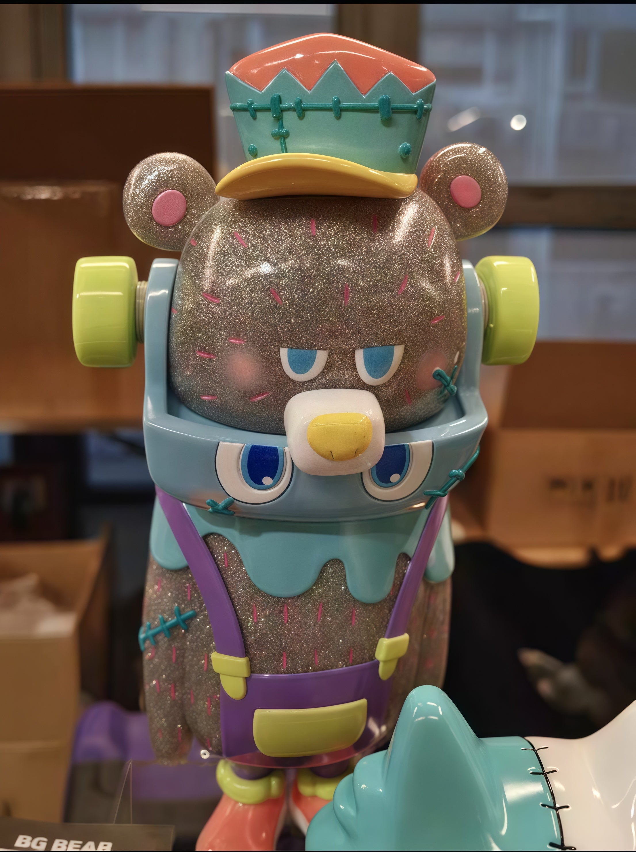 BG BEAR X FRANKENSKID 2ND EDITION  LIMITED HANG CARD