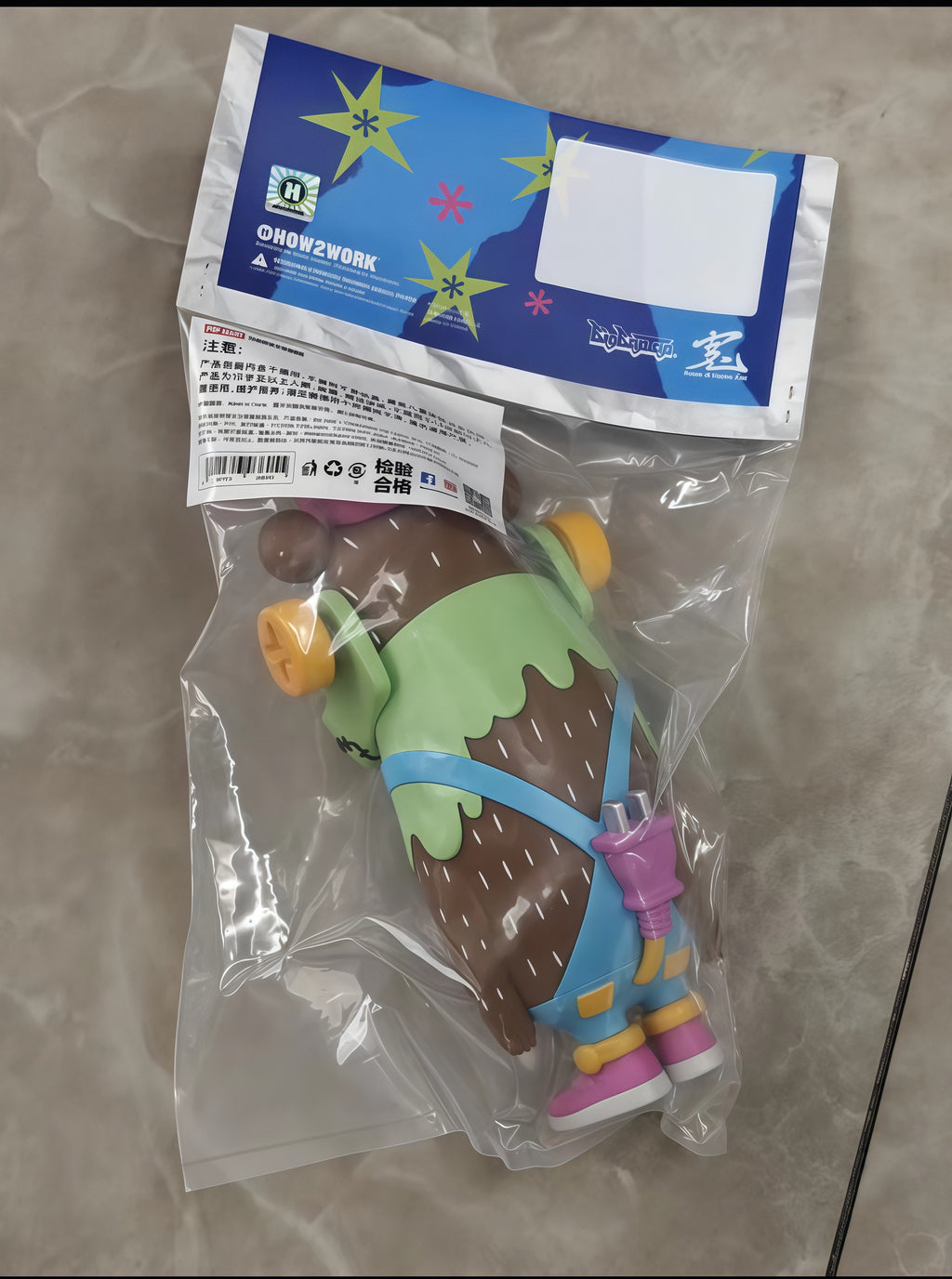 BG BEAR X FRANKENSKID 2ND EDITION  LIMITED HANG CARD
