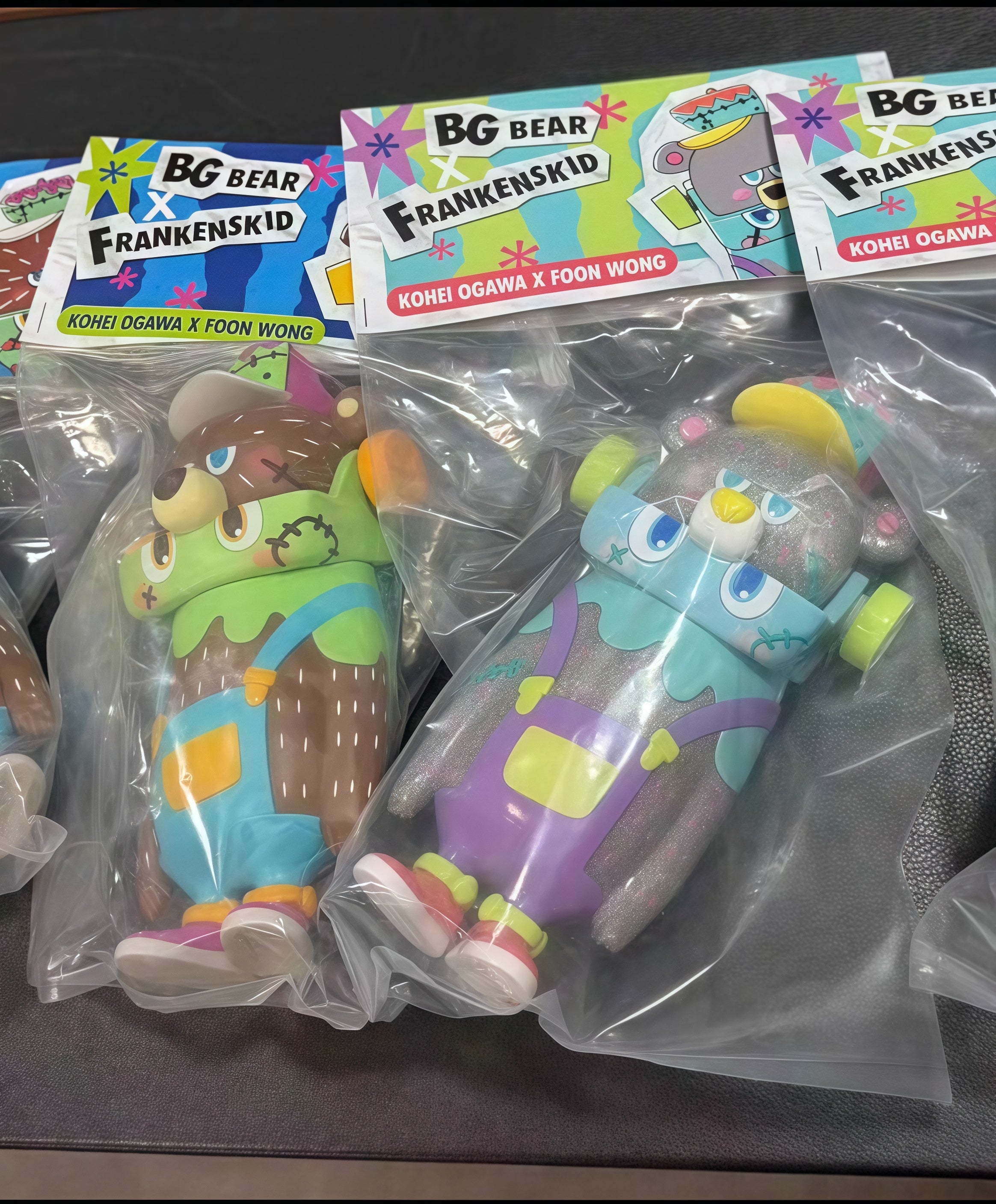BG BEAR X FRANKENSKID 2ND EDITION  LIMITED HANG CARD