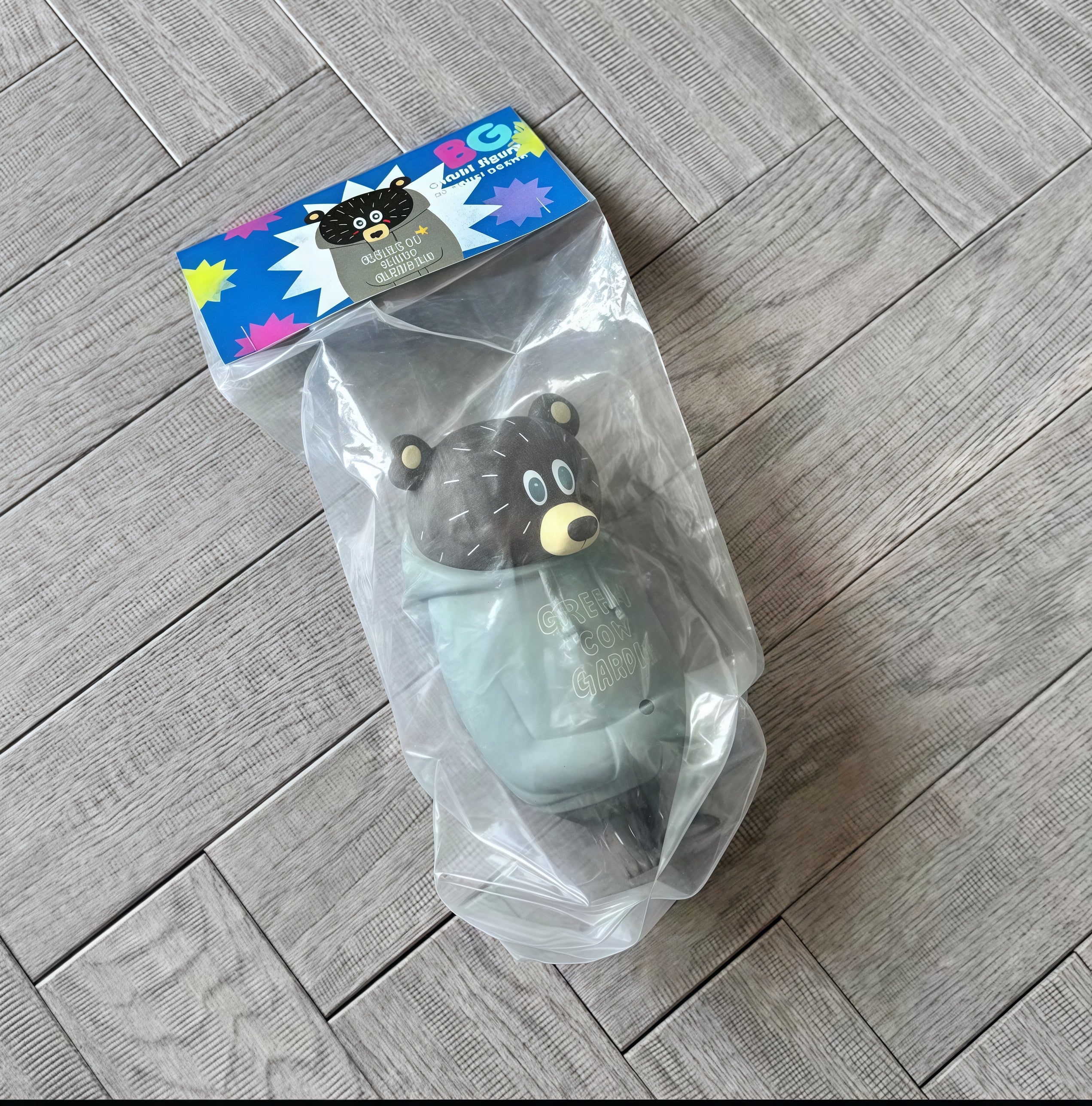 BG BEAR- GREY HOODIE BG BEAR LIMITED HANGCARD