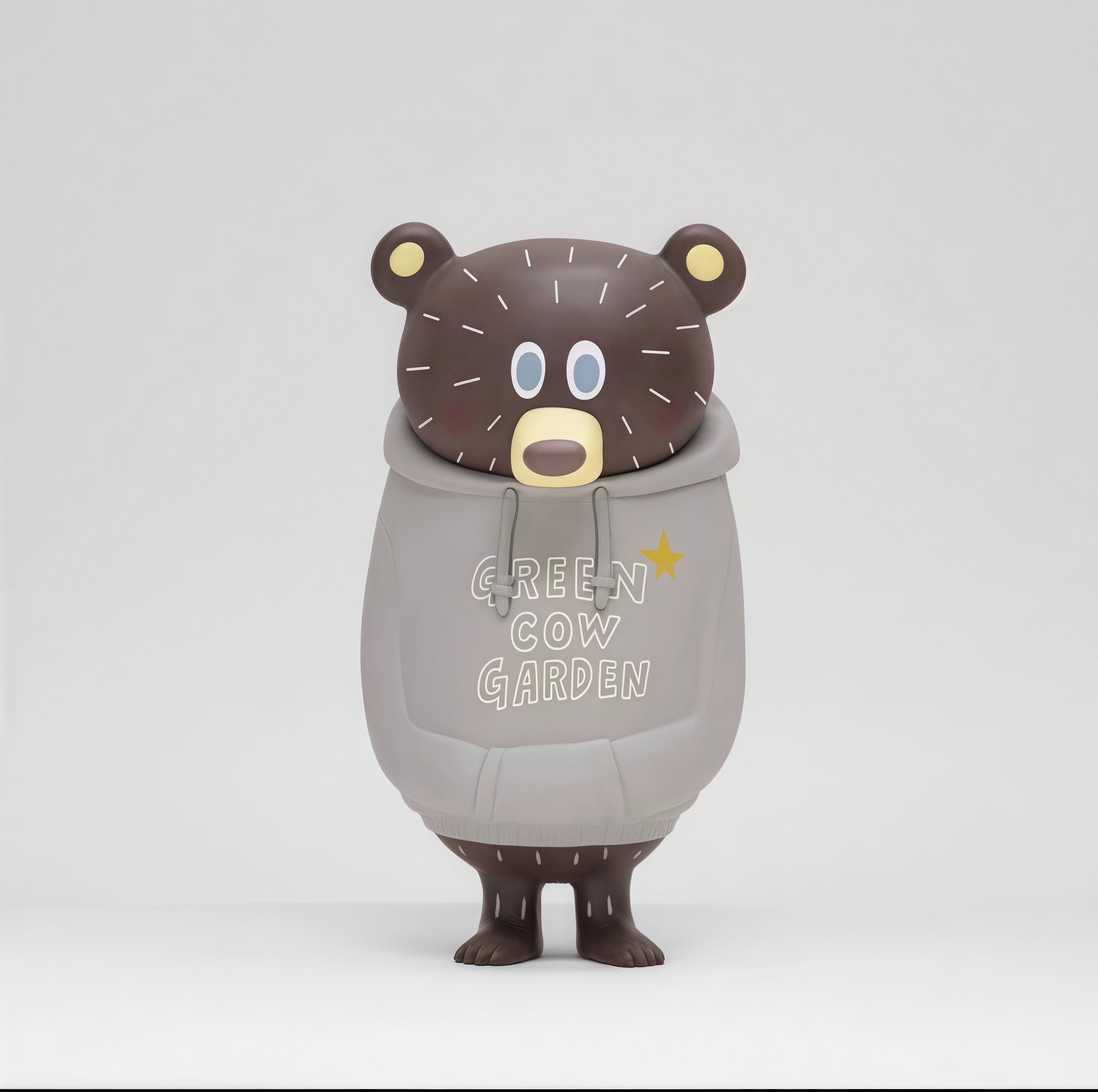 BG BEAR- GREY HOODIE BG BEAR LIMITED HANGCARD