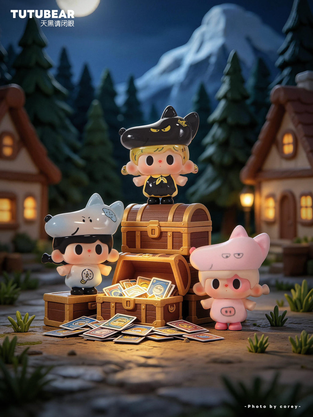TUTU BEAR -THE WERE WOLF EXHIBITION LIMITED SERIES -LIMITED 2000 SETS