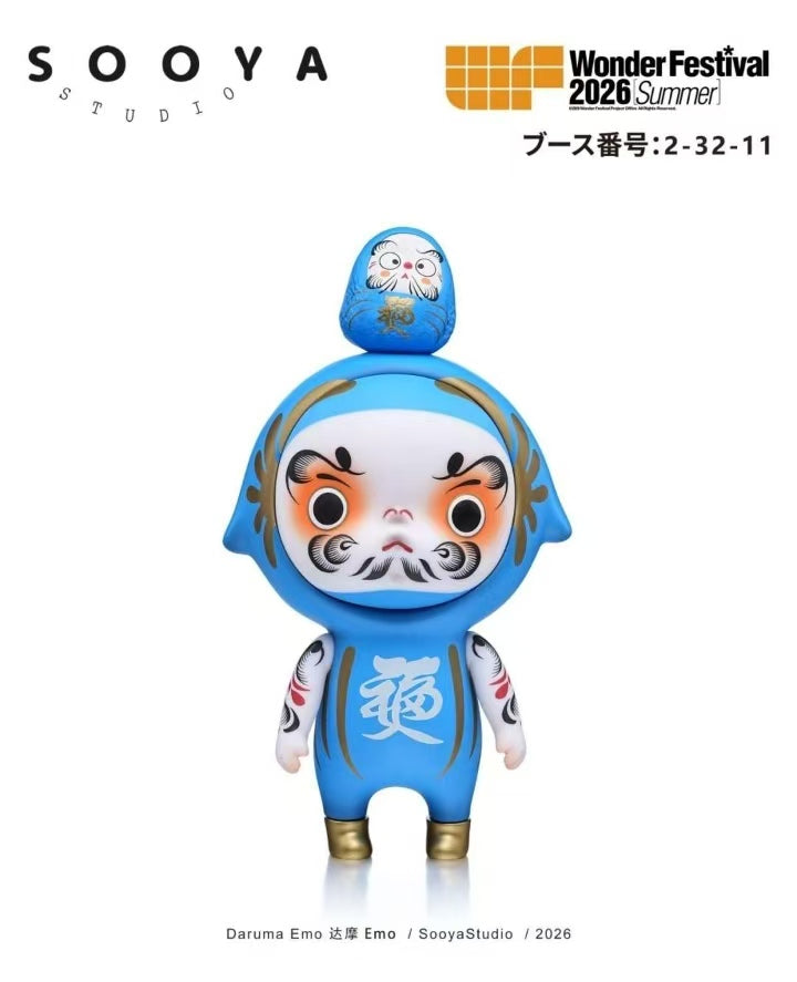 SOOYA-Daruma  Emo Blue -Limited 55 pices
