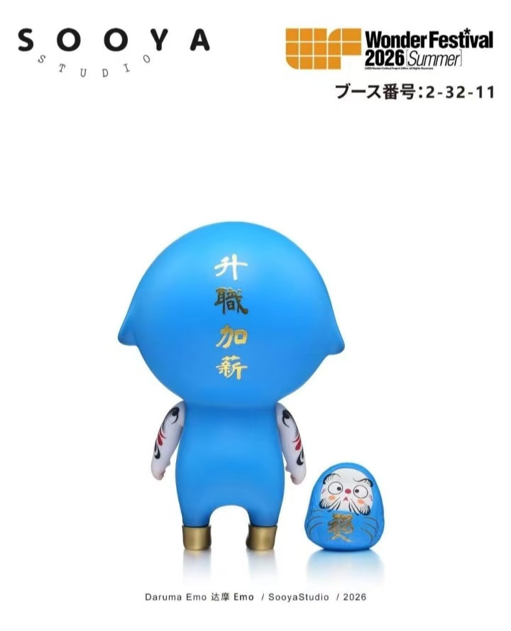 SOOYA-Daruma  Emo Blue -Limited 55 pices