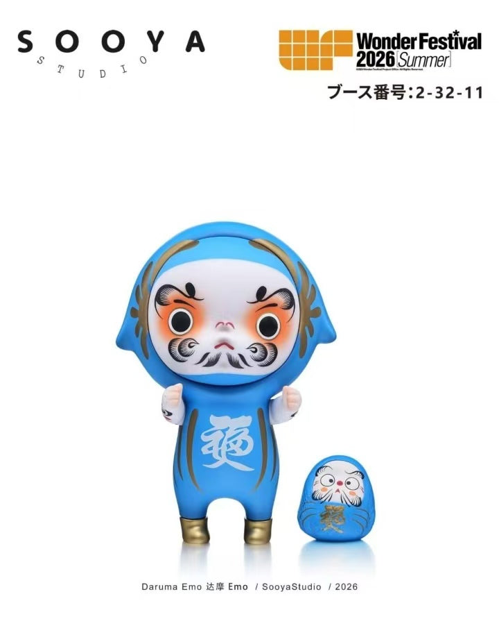 SOOYA-Daruma  Emo Blue -Limited 55 pices