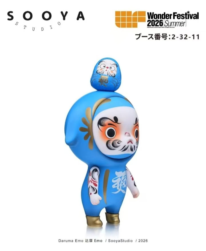 SOOYA-Daruma  Emo Blue -Limited 55 pices