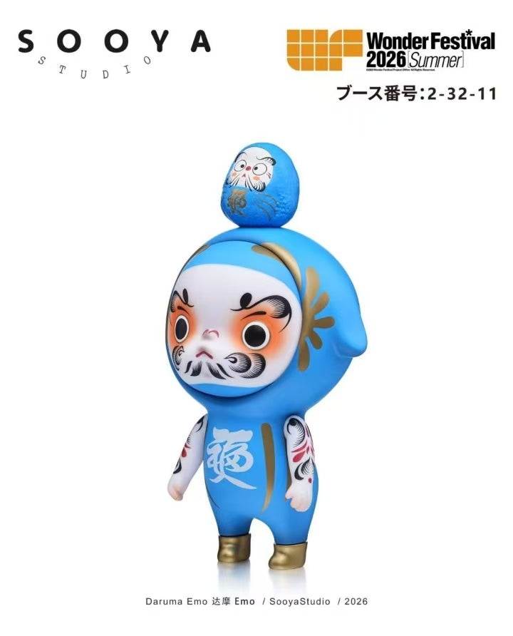 SOOYA-Daruma  Emo Blue -Limited 55 pices